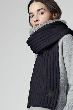 Accesorios Canada Goose Mujer Mexico - Invierno Bufanda Azul Marino AG6278431